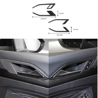 carbon fiber car inner door handle cover trim sticker fit for volkswagen vw golf 8 mk8 2020 2021 car accessories