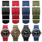 Ремешок нейлоновый для наручных часов Tudor 22 мм, браслет в стиле милитари для французских войск, НАТО, зулу, парашютный браслет, аксессуары