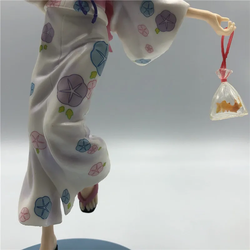 

Anime 23cm Re: Starting Life In A Different World From Zero Rem Yukata Ver. PVC Figure Anime Girl Collection Model Toy Doll