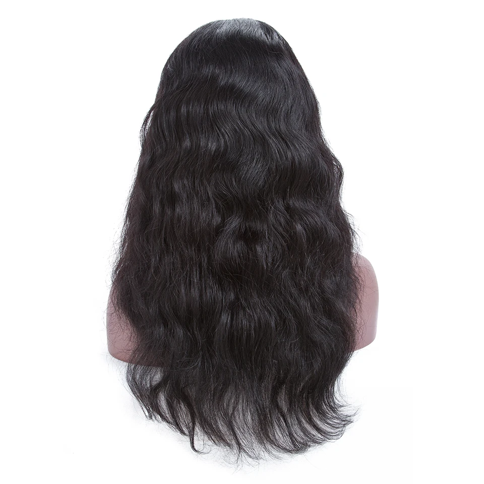 HairUGo 360 парики из натуральных волос на шнурках малайзийские волосы remy волнистые