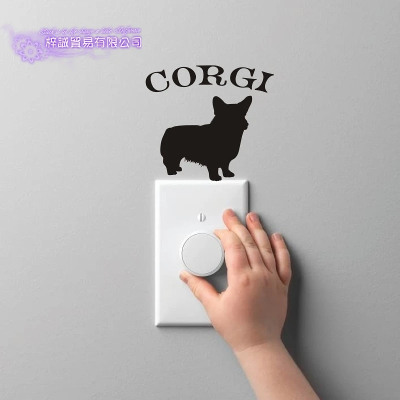 Автомобильная наклейка CORGI постеры виниловые настенные художественные наклейки