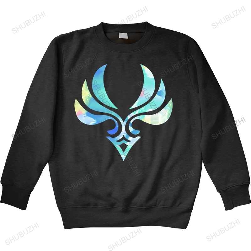 

Толстовка мужская уличная в стиле хип-хоп с круглым вырезом и принтом