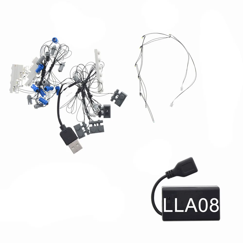 With Battery pack Светодиодный светильник MTELE, набор для серии Technic, игрушки Chiron, строительные блоки, светильник, набор, совместимый с 42083 и 20086, без модельного комплекта - Цвет: With Battery pack