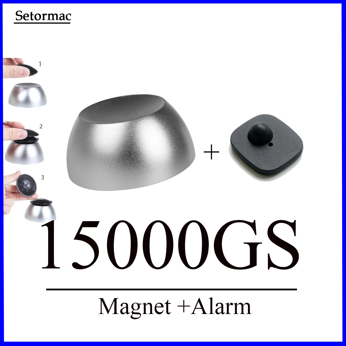 

Cloth Tag Remover Magnet 15000GS Golf Detacher For RF8.2Mhz EAS System Anti Shoplifting Systems