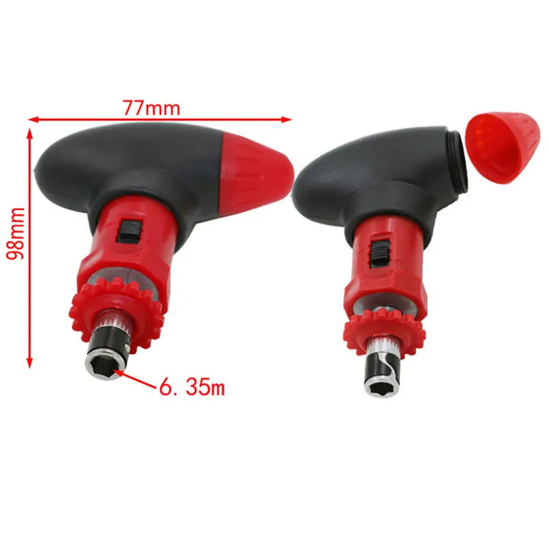 Алюминиевый сплав с пластиковой ручной Т-образной трещоткой отвертка Быстрый