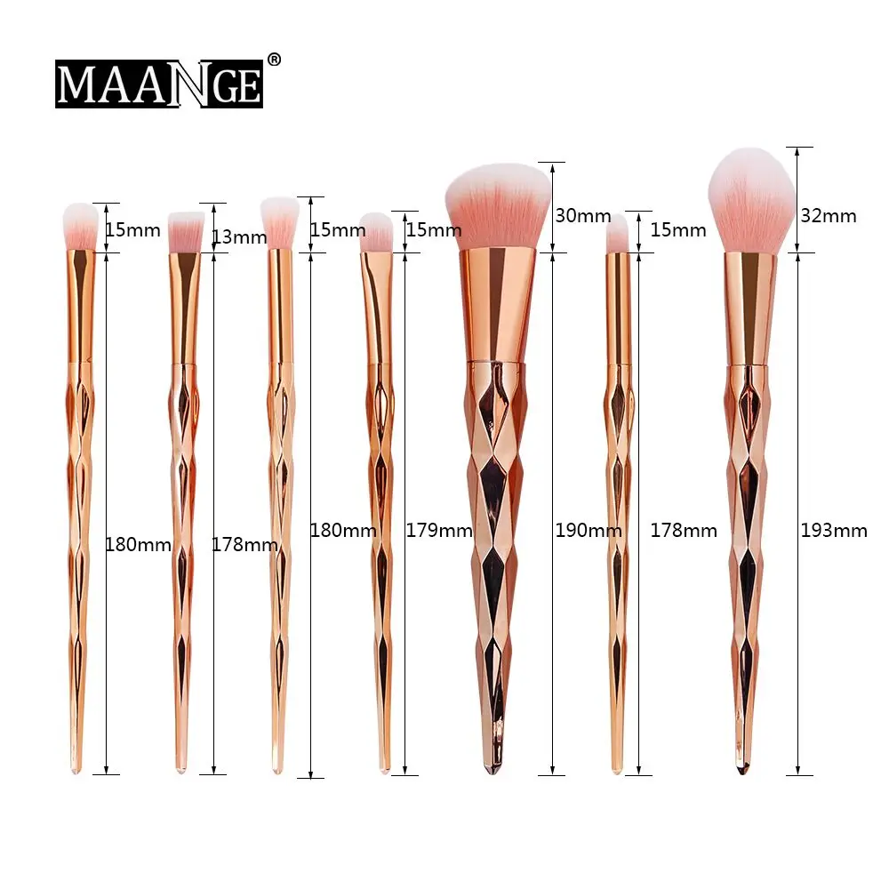 MAANGE 4/10/15 шт. кисти для макияжа набор кистей с деревянной основой бровей Тени век