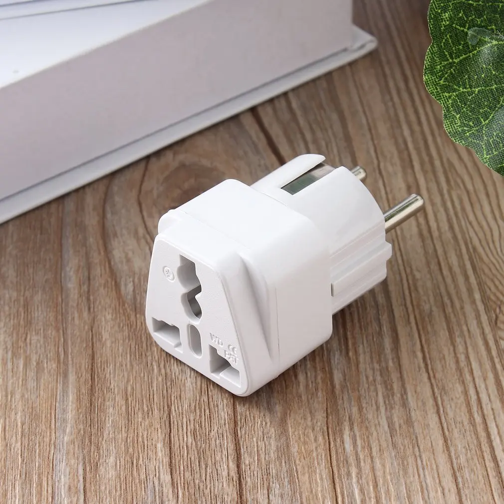 1 шт. компактный и легкий AU US UK в EU AC разъем питания для путешествий дома конвертер