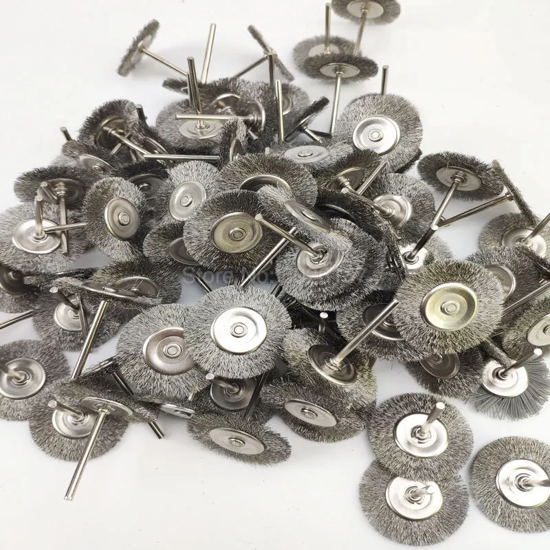 1 шт. щётка из нержавеющей стали с хвостовиком 3 0 мм|Абразивные инструменты| |