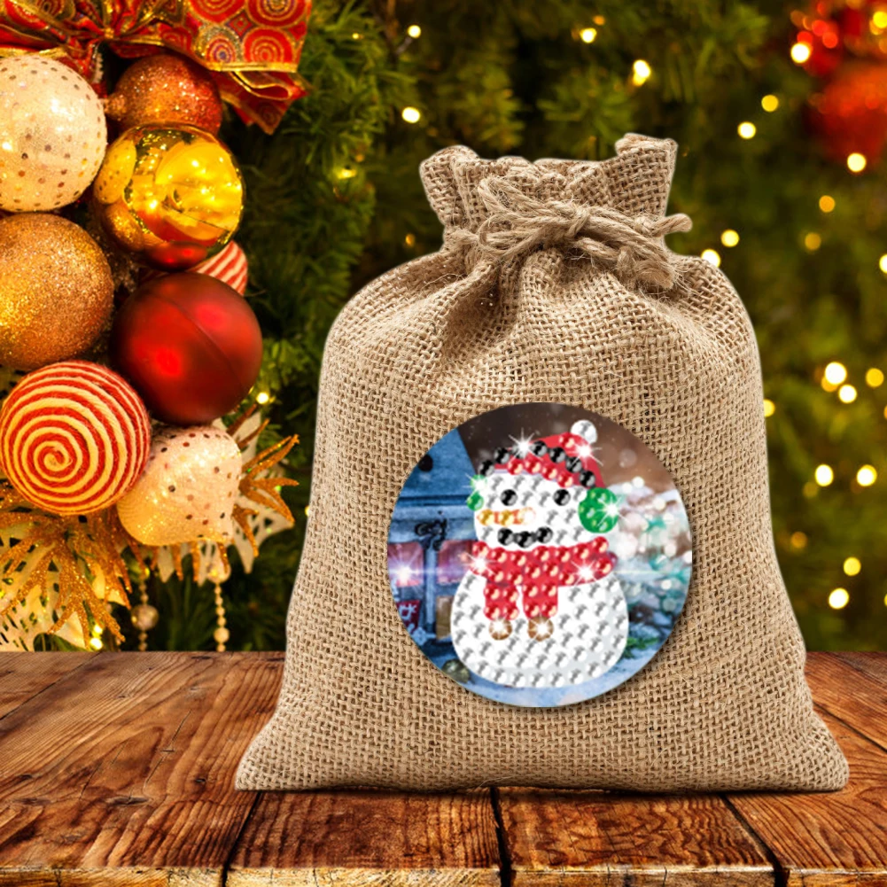 Рождественские уплотнительные наклейки сделай сам наборы для алмазной живописи