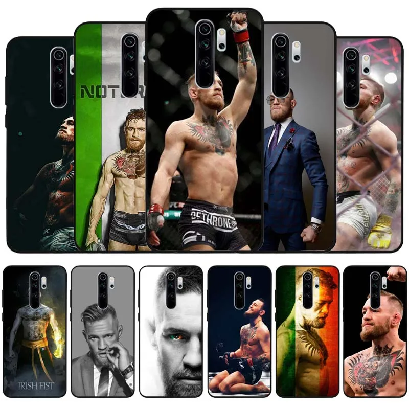 Черный силиконовый чехол Conor McGregor для телефона Redmi note 9 8 7 Pro S 8T 7A | Мобильные