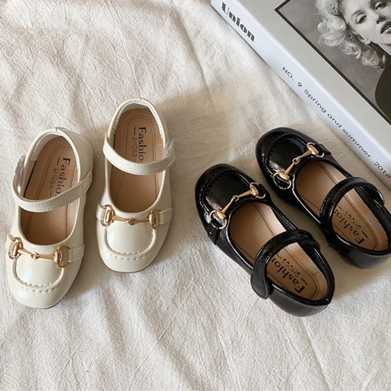 

Kids Shoes Girls Shoes PU Leather Princess Shoes Soft Sole Girls Dress Shoes Flats Girls