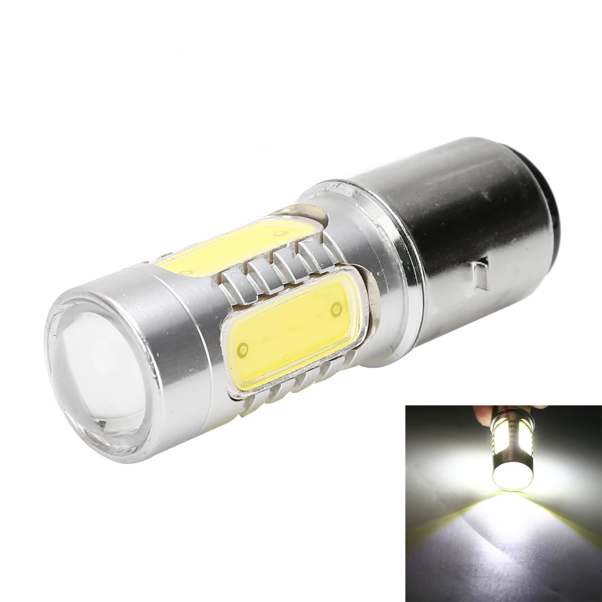 

1 12V BA20D H6 4 COB ATV 700LM