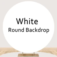 white round backdrop custom birthday party solid color photography background circle arch stand wedding props decor photo studio
