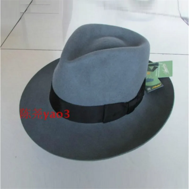 Lady 100% Wool Derby Fedoras Cap Felt Billycock Hats Winter Fashion Bowler Hat Fedora Trilby New Feather B-8130 | Аксессуары для