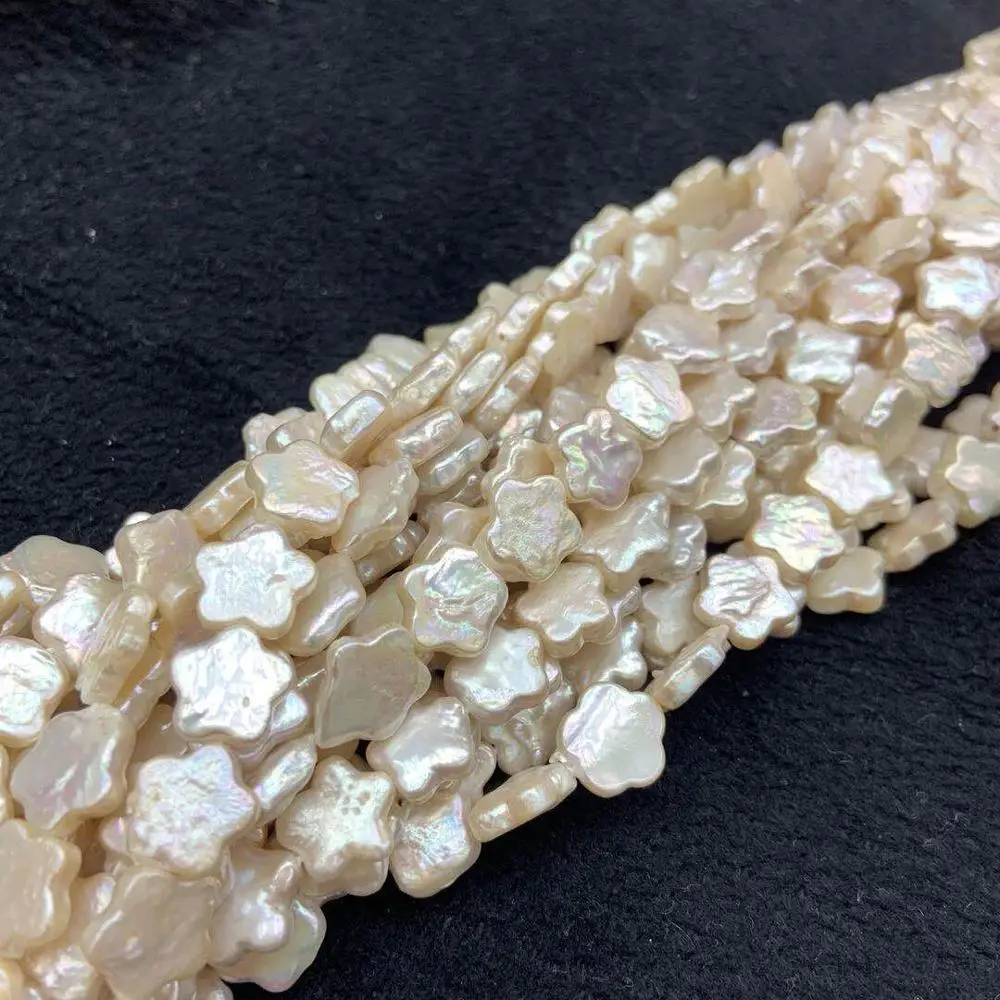 Бусины шармы для ушей из натурального пресноводного жемчуга 11 мм 16 шт. 100%