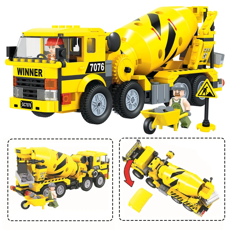 Техника инженерный подъемный кран строительные блоки Совместимость Ing Technic