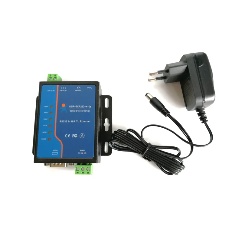 USR TCP232 410S терминал питания RS232 RS485 к TCP/IP конвертер последовательный Ethernet сервер