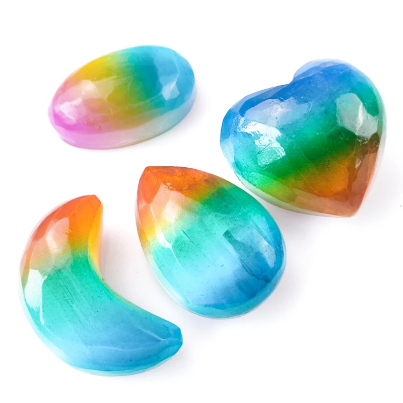 

Natural Crystal Stone Seven Chakras Black Cloth Bag Large Grain Unpolished Collection Gift Home Decor