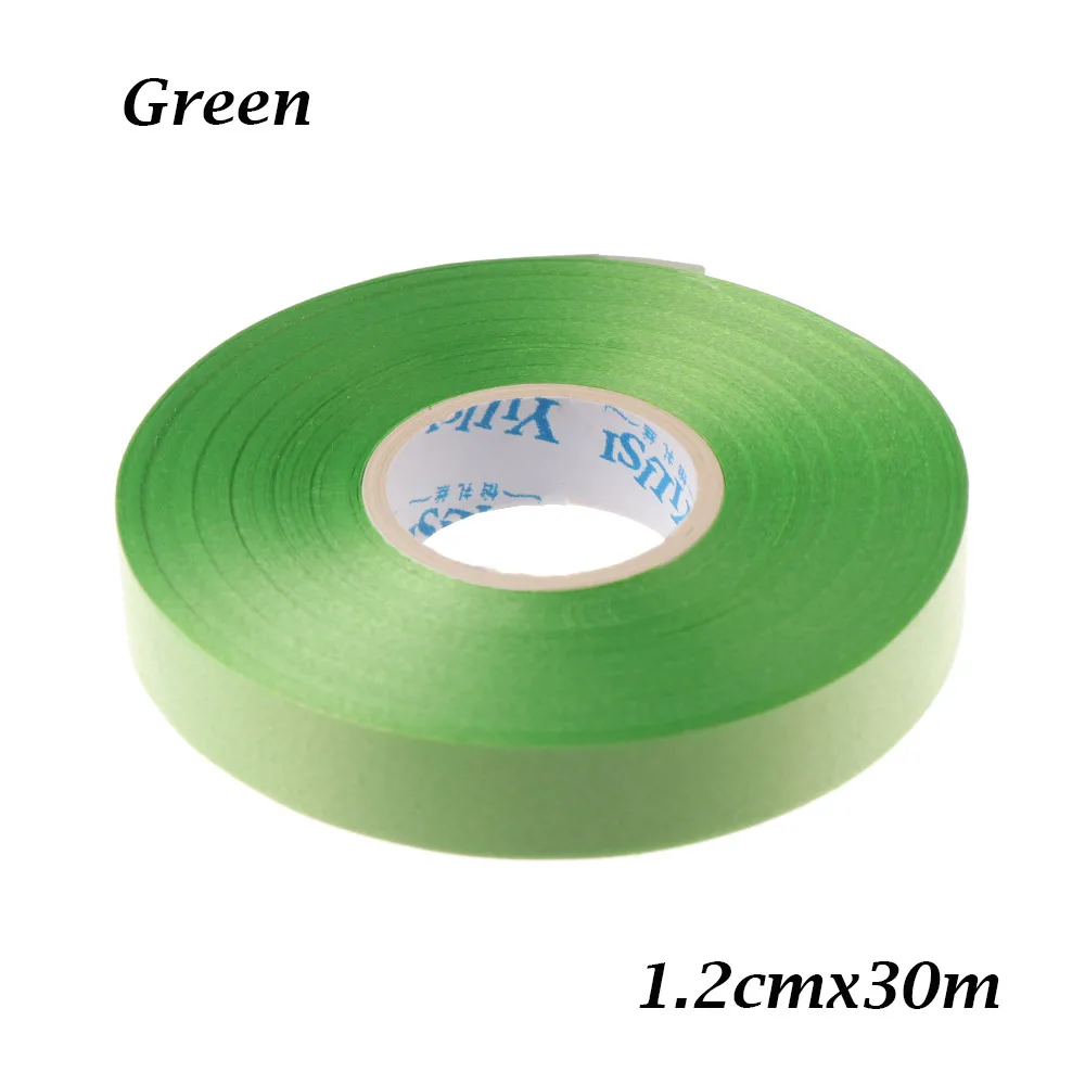 green 30m 5/10/возможностью погружения на глубину до 30 м лента для воздушных шаров рулон фольга, латекс воздушные шары украшения Свадебные украшения подарочной коробке декора на день рождения, фестиваль, вечерние Supplie - Цвет: green 30m