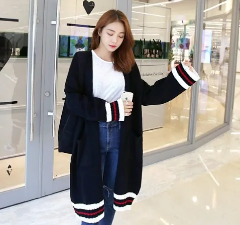 Новинка Осень 2020 женские кардиганы вязаный свитер свободная повседневная одежда