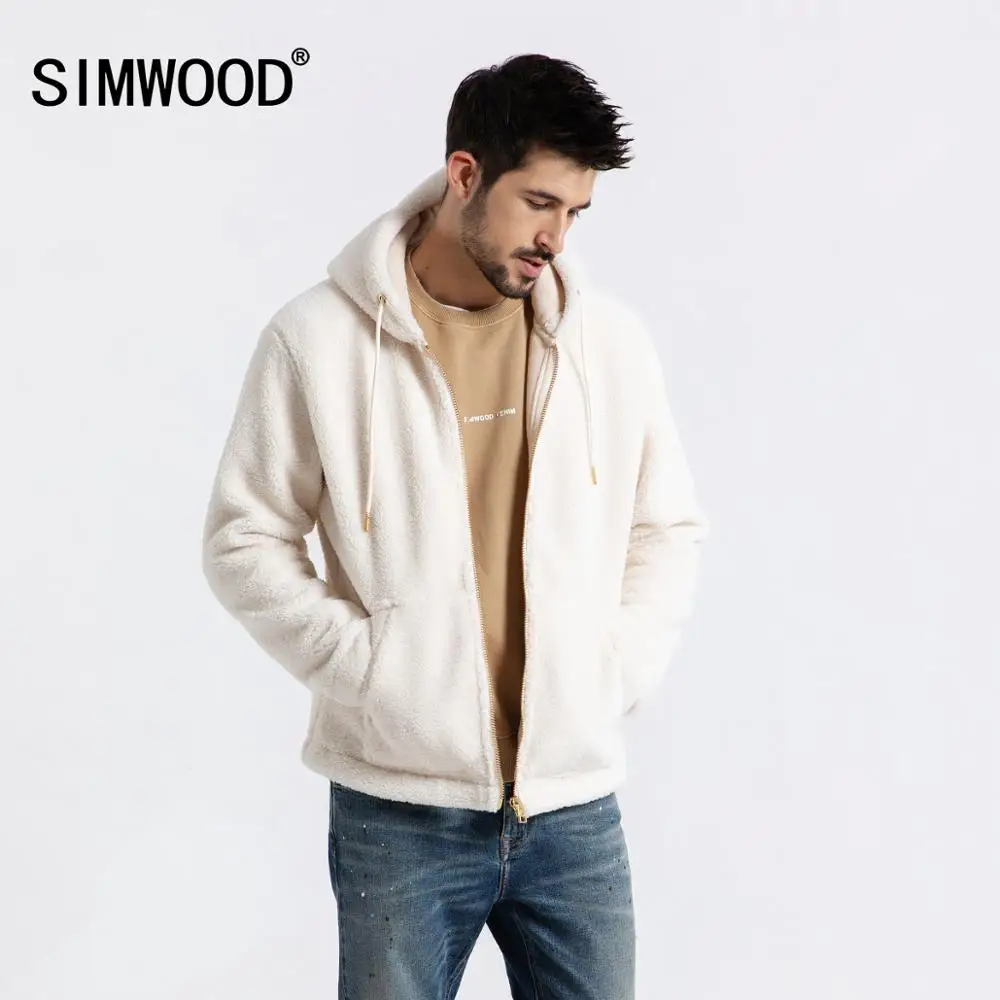 SIMWOOD зима осень новая берберская флисовая куртка мужская повседневная с