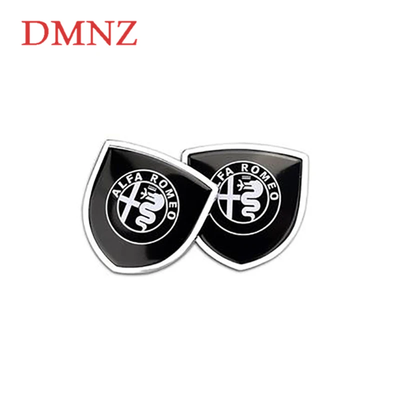 

Metal car window sticker fender tail trunk decoration sticker For Alfa Romeo Giulia Stelvio 159 147 Exterior