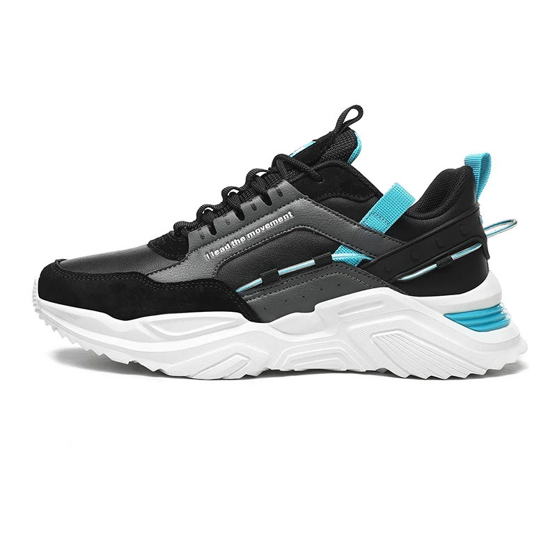 

High Elasticity Fashion Spring Autumn Men's Chunky Sneakers Breathable Comfortable Adult Casual Male Shoes