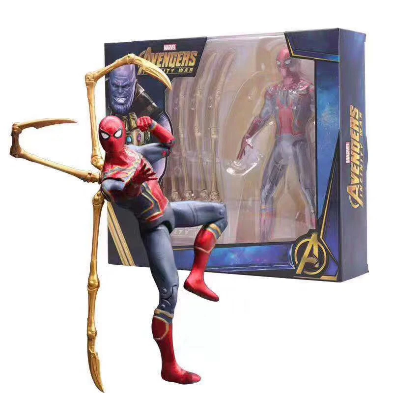 

Marvel Action Figure Iron Spider Movable Model Toys