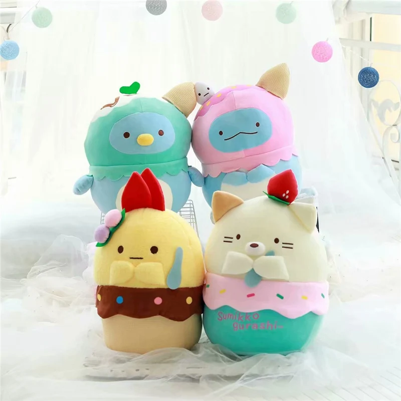 

Японская анимационная кавайная плюшевая игрушка Sumikko Gurashi, угловая био-подушка, мягкая мультяшная кукла-животное, подарок для любимого ребенка на день рождения, День святого Валентина