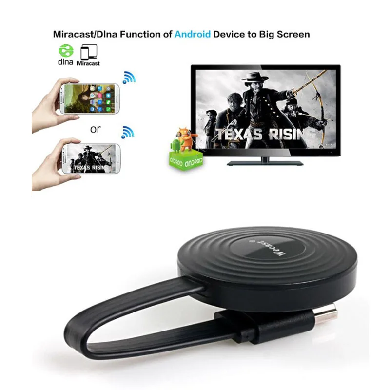 

E9 Wireless Display WIFI Portable Display Receiver 1080P HDMI Miracast TV Dongle Stick for iOS iPhone iPad Android Smart Phone