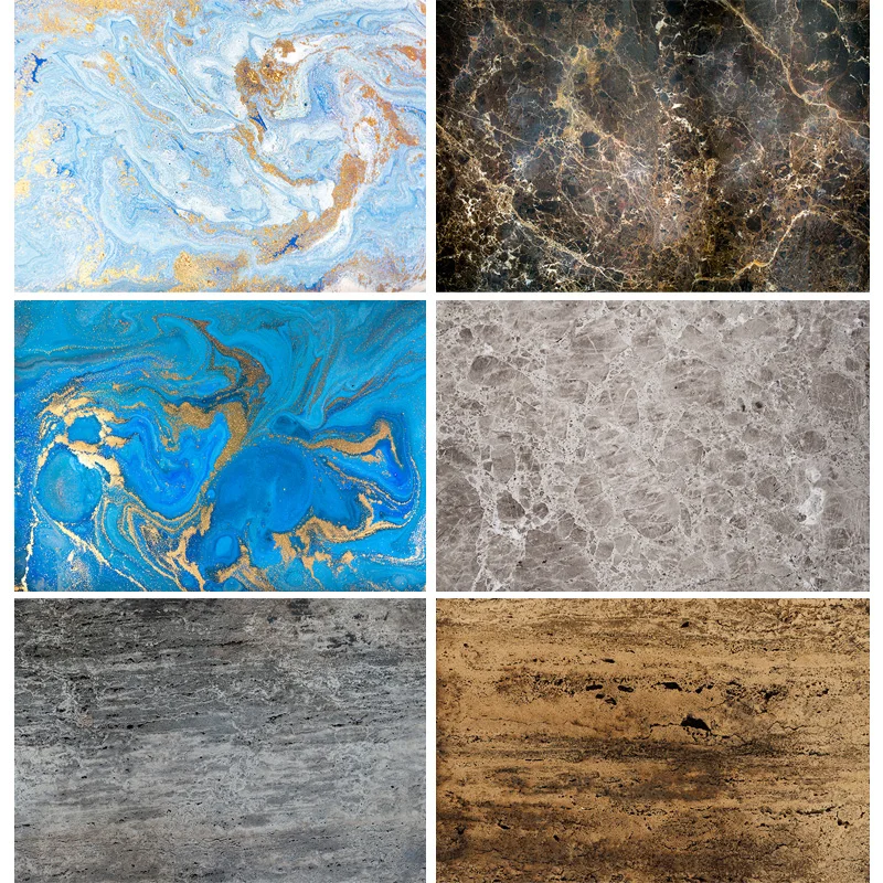 

Vinyl Custom Photography Backdrops Props Colorful Marble Pattern Texture Photo Studio Background 20830DLH-03