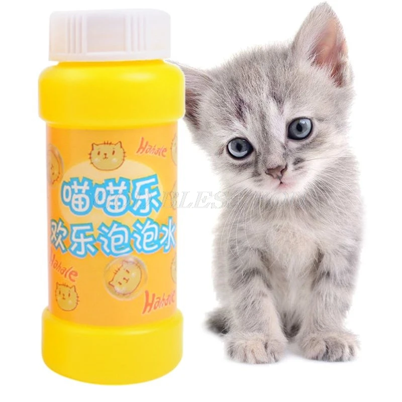 Pet Catnip Bubbles Kitten Cat Essential Oil Spray Interactive Excite Toys Harmless Kitty Bubble Blower Relieve Stress | Дом и сад