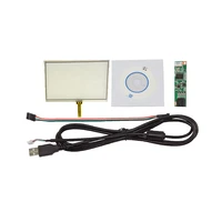 4 3 4 wire touch screen panel digitizer 104x65mm with usb controller kit for 4 3 inch at043tn24 lcd screen