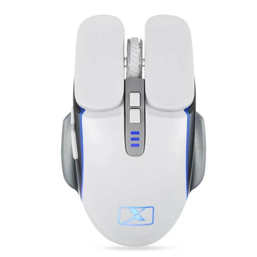

2.4G Wireless Mouse Rechargeable Silent Gaming Mechanical Mouse 4 Color Breathing Light Mice For Laptop Computer PC