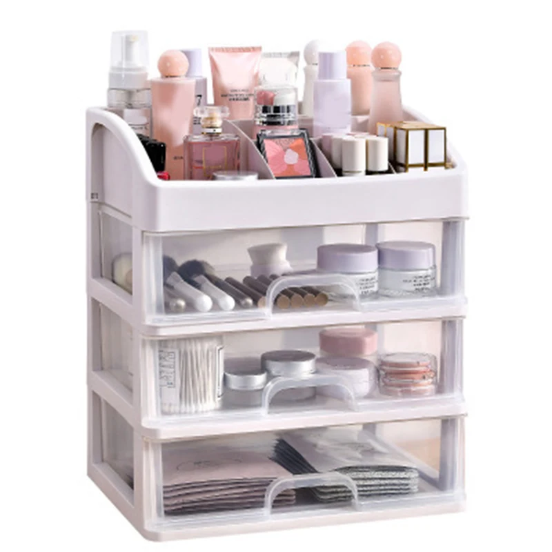 

Storage Box Storage Holder Desktop Cosmetics Box Stationery Storage Jewelry Finishing Drawer Cabinet SSwell