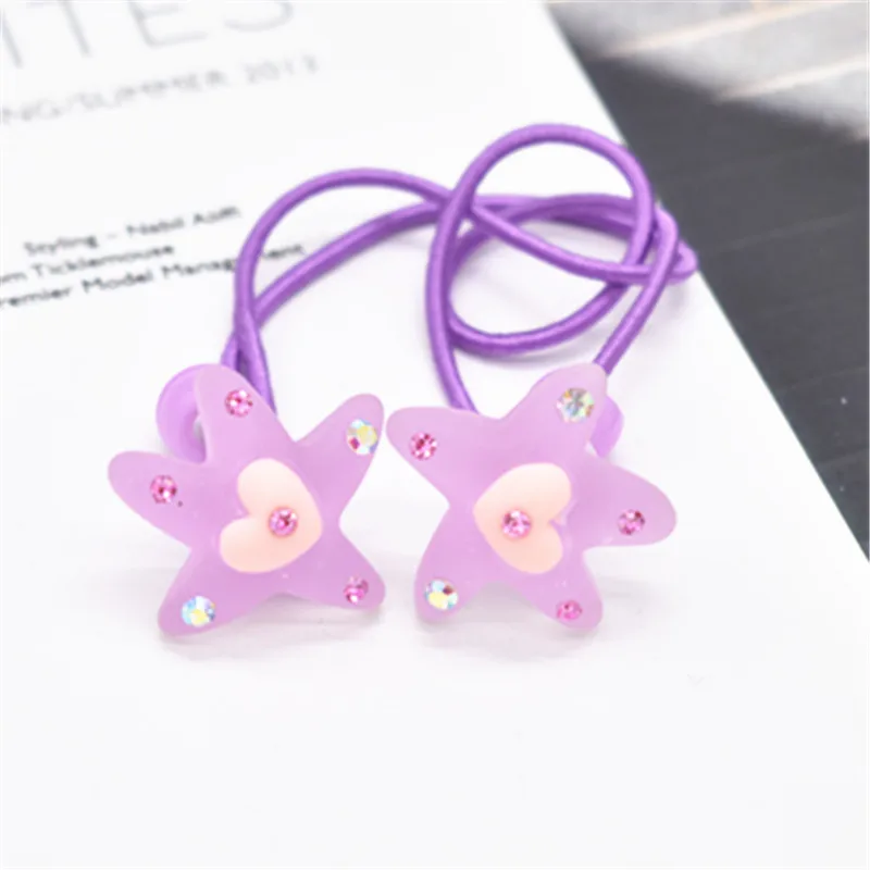 6 шт. корейские эластичные резинки для волос в виде животных маленьких девочек со