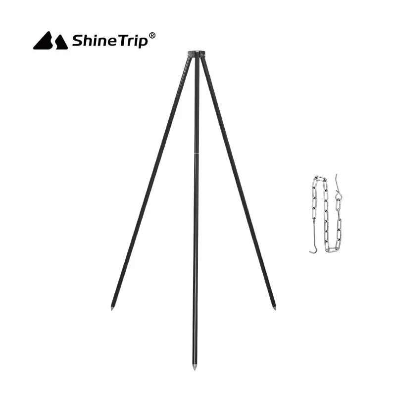 Штатив ShineTrip для кемпинга подвесной котелок посуда гриль пикника складной штатив
