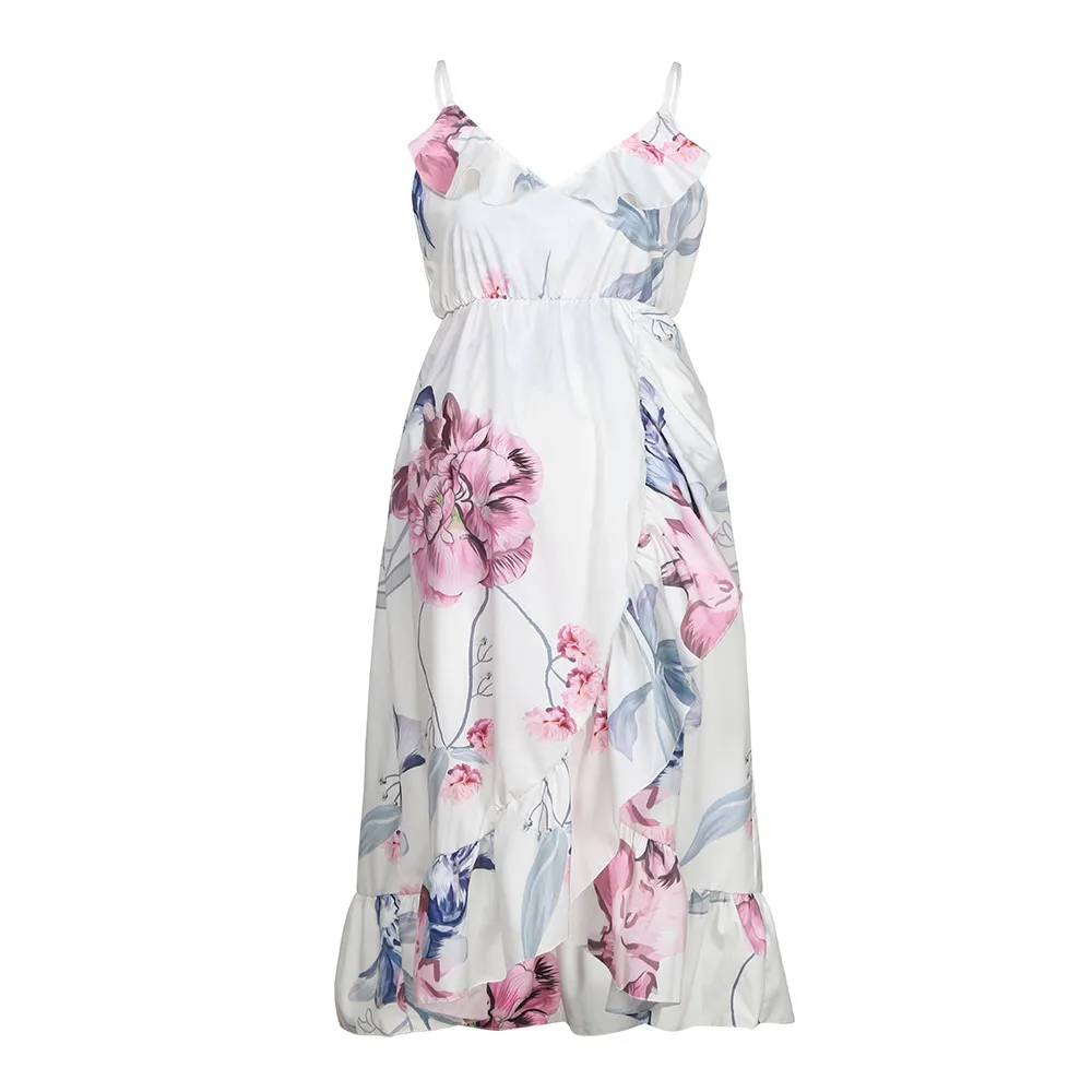 TELOTUNY maternity dresses Fashion Womens Mother Casual breastfeeding dress Floral Pregnants Dress L401030 | Мать и ребенок