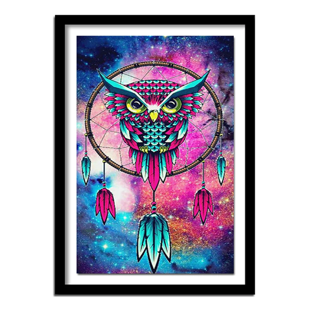 5D DIY Алмазная картина Сова Ловец снов вышивки крестом полная Вышивка Смола 3d