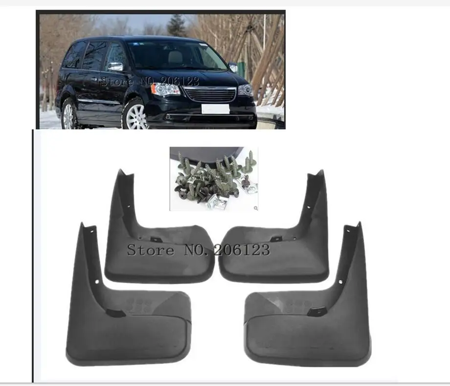 4 шт. брызговики для Dodge Grand 2011 2012 2013 2014|Грязезащита| |