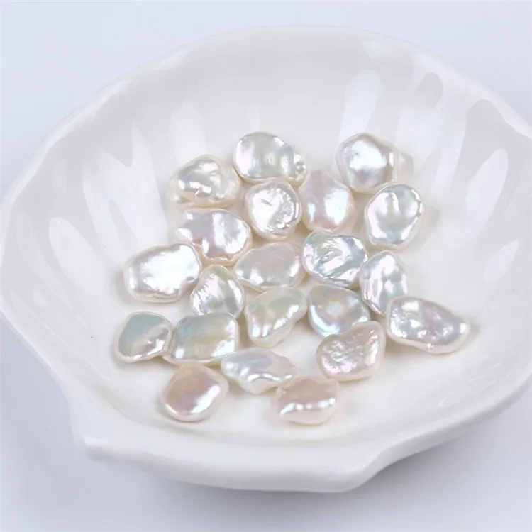 Оптовая продажа, Белый Пресноводный барочный жемчуг Кеши 9,5-10,5 мм, неправильной формы, свободный жемчуг для изготовления ювелирных изделий