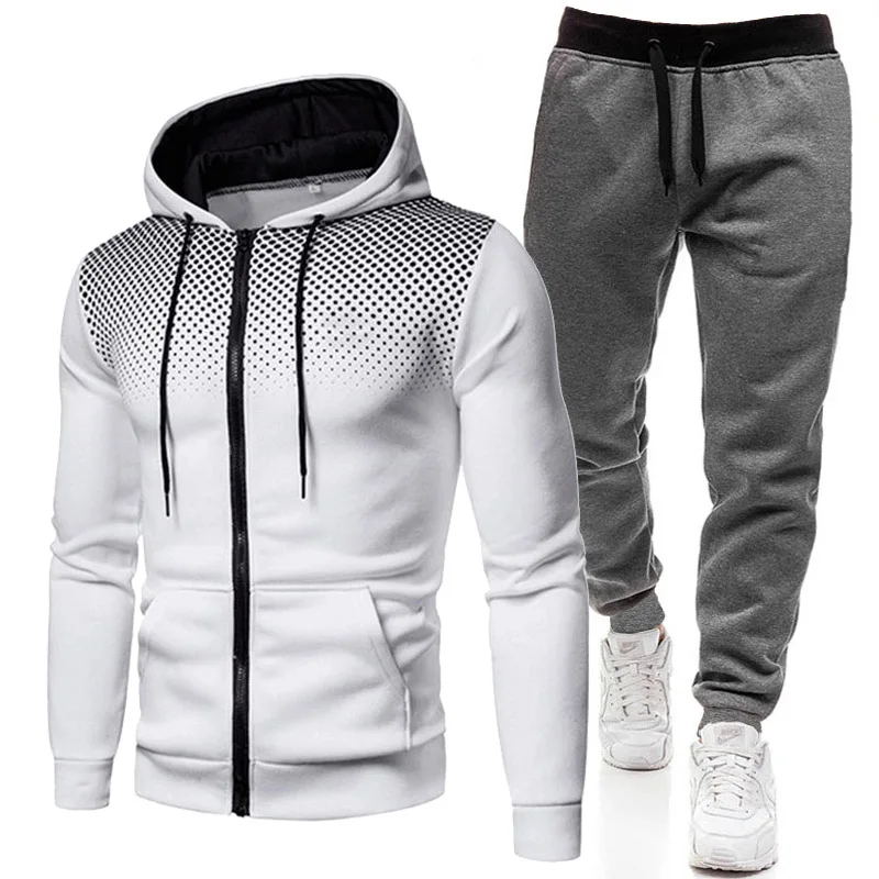 

2021 New Autumn And Winter Men's Sets hoodies+Pants Harajuku Sport Suits Casual Sweatshirts Tracksuit Brand Sportswear