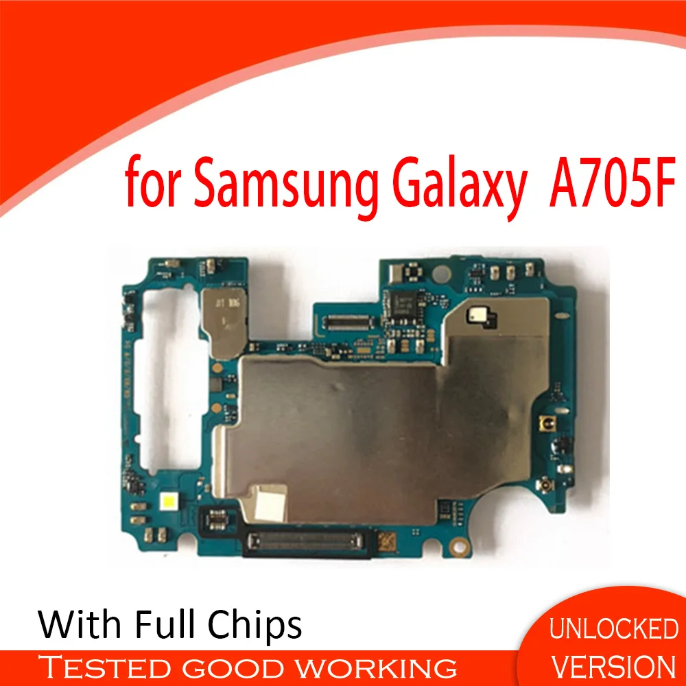 Замененный разблокированный оригинал для Samsung Galaxy A70 A705GM/A705F материнская плата с