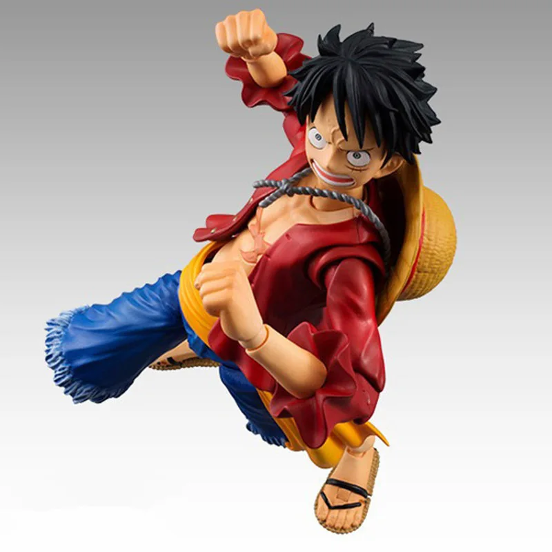 Кукла Луффи из аниме ONE PIECE может сменить руку и голову подвижная 17 см ПВХ