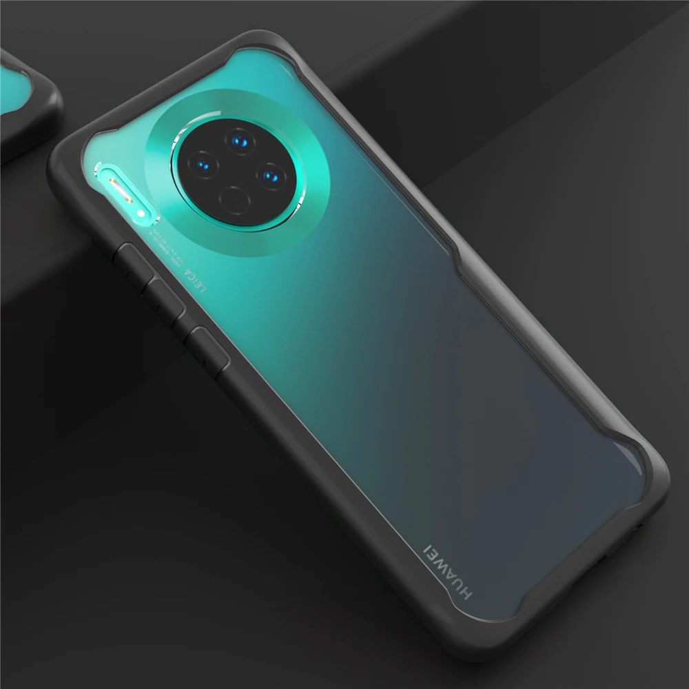 Для Huawei Mate 30 Чехол для задней панели ультра тонкий прозрачный чехол телефона с