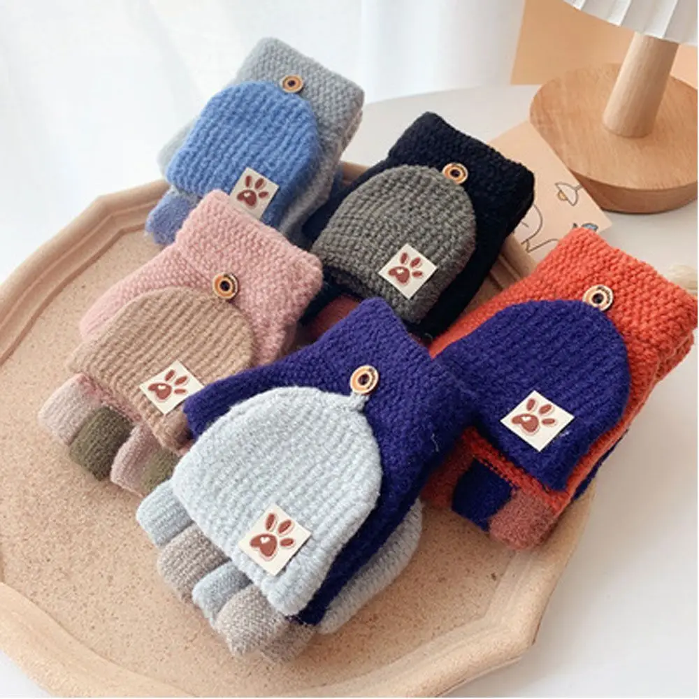 

Легко носить, разноцветное Сращивание, соединение пальцев, сохраняет тепло, зима, для девочек