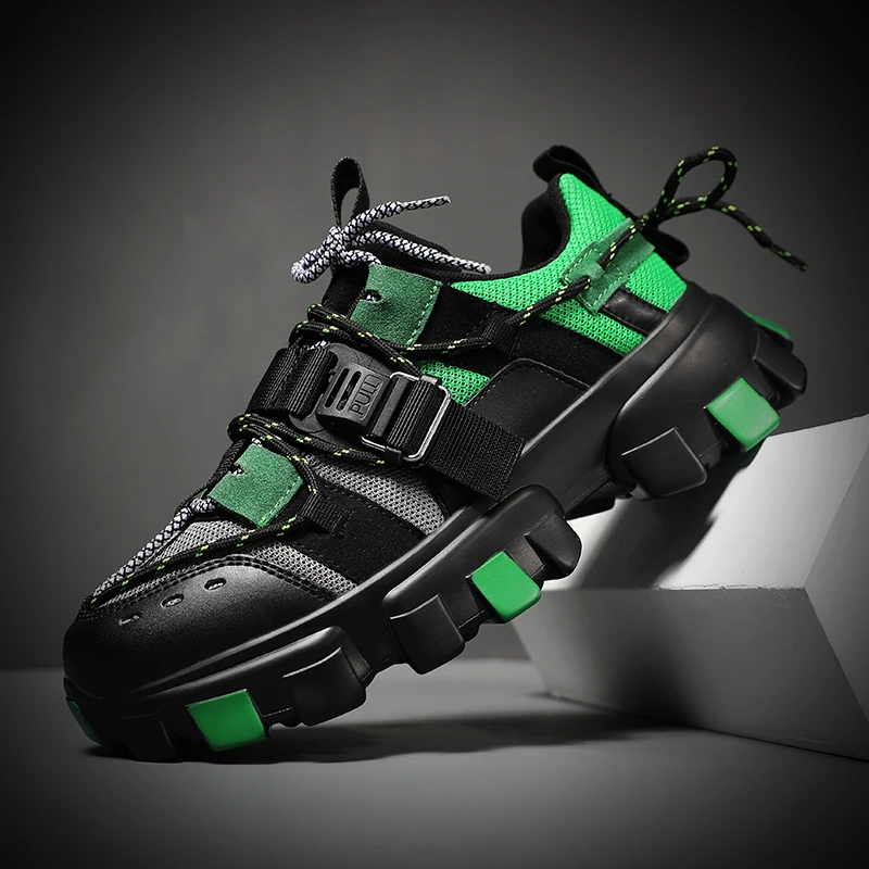 Повседневная обувь Осенняя Уличная Нескользящая подошва Мужские Сникеры Сезон