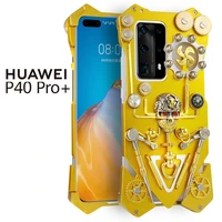 new zimon luxury original powerful shockproof case for huawei p40 pro plus aviation armor aluminum metal cover for p40 pro