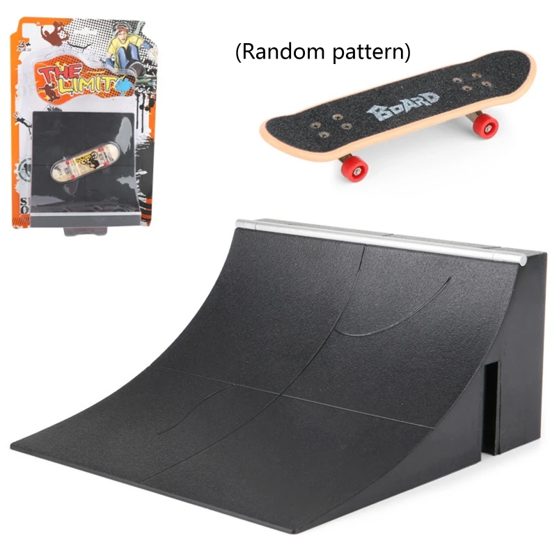 

Fingerboard Rail Park Stair Kit Stairs Mini Skateboards for Kids Skateboard Training Mini Board Game