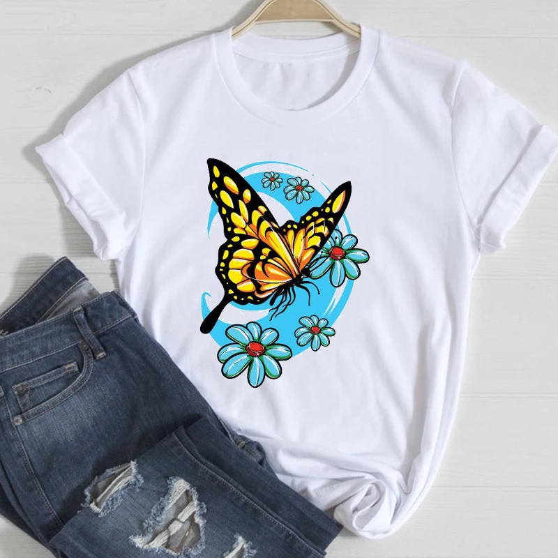 

T-shirts Women Printing Leopard Fashion Clothing 2021 Short Sleeve Tshirt Top Lady Print Clothes Graphic Female Tee T-Shirt